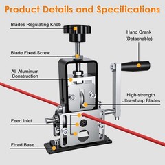 Wire Stripping Machine Manual Scrap Copper Stripper Tool Drill Powered DIY