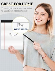 Legal Pads 8.5 x 11 White Note Pads 8.5 x 11 In 2 Pack Notepads 8.5 x 11 Writ…