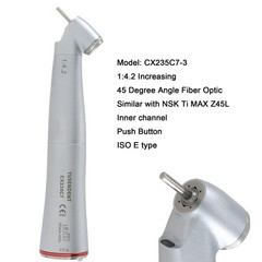 COXO C PUMA Dental Electric Motor LED Brushless 1:5 Contra Angle Fiber Optic