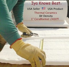 1″ CeraBlanket 24″ x 300″ Ceramic Fiber FULL ROLL 8# Thermal Ceramics OEM 2400F