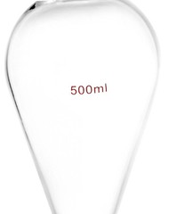 500ml Separating Funnel with 24/29 Joints and PTFE Plug