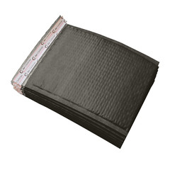 AirnDefense 500 #000 4X8″ Black Poly Bubble Mailers Shipping Padded Envelope
