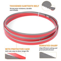 93-1/2″ x 1/2″ x 14tpi M42 Bi-metal Band Saw Blades Fit Cutting Metal Technique