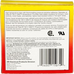 Glass Cloth Electrical Tape 27 3/4 in x 66 ft High Temp Single Roll