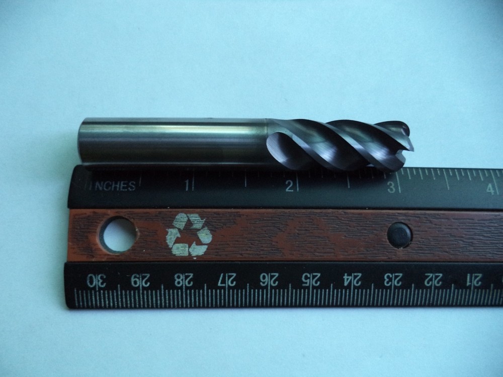 NIAGARA 1/2″ DIA. 1/2″ X 1/2″ X 1” X 3” X R.12 COATED CARBIDE END MILL