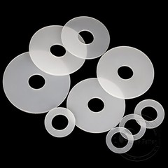 10pcs x Silicone Plain Flat Washer O Rings Sealing Gaskets Ring Food Grade