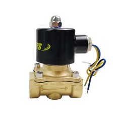 HFS(R) 12V Dc 3/4″ Electric Solenoid Valve Water Air Gas, Fuels N/C – Brass