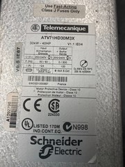 Schneider Electric ATV71HD30M3X Altivar 71 VFD Inverter 40HP 230V ATV71HD30M3X