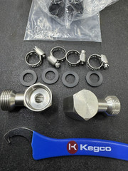 Kegco Adapter Kit Handles Faucet Wrench O Rings Clamps New