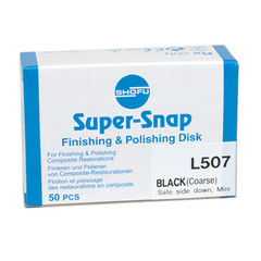 SHOFU Super Snap Composite Finishing & Polishing 50 Disc Pack L507 BLACK COARSE