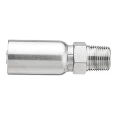 12Pack 3/8″ I.D. Hose x 3/8″ NPTF Male Hydraulic Hose End Swivel Crimp Fitting