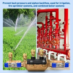34-350 3/4″ 350 Double Check Backflow Preventer,Double Check Valve Assembly