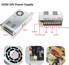 Nema17/23 Closed Loop Integrated Stepper Motor hybrid servo &Driver&power supply