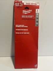 1 Pack Milwaukee 48-39-0520 18 Tpi Standard Deep Cut Portable Band Saw Blade