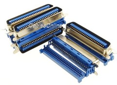 5-Pack Centronics 50-Pin IDC Type Male CN50 Crimp Connector for Ribbon Cable