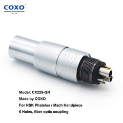 COXO Dental Handpiece Coupler 6 Hole NSK Phatelus LED Quick Coupler PTL-CL-Led
