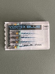 Dentsply Tulsa Dental Vortex Blue .06 Taper rotary files 6/pk , 38 PACKS NEW!