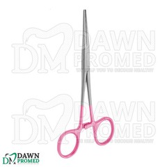 6 Pcs Kelly Hemostat Forceps 5.5″ Straight Pink Surgical Instruments Set