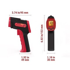 ThermoPro Infrared Thermometer LCD Digital Non-Contact Laser Thermometer Gun 30W