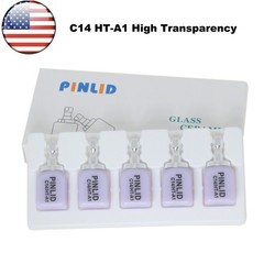 US C14 Ceramic Blocks Lithium Disilicate Cerec CAD CAM HT/LT A1-A3.5 5Pcs/Box