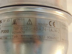 SIEMENS 7MF8123-4BA74-1AJ4-Z PRESSURE TRANSMITTER