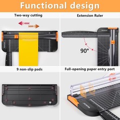 Paper Cutter A4 Paper Craft Cutter with Security Blade