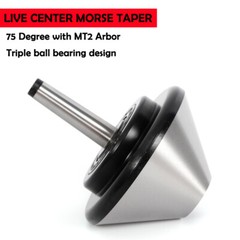 MT2 Bull Nose Morse Taper Lathe Live Center 75 Degree Nose Tool 120mm New