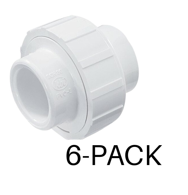 6-Pack Nds Wu-1000-S 1 Slip X Slip Union
