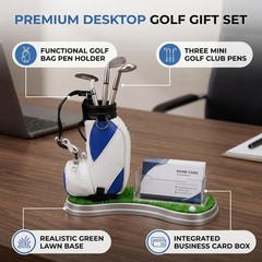 VGEBY Mini Pens Holder Gift, Desktop Bag Pen Business as picture shown