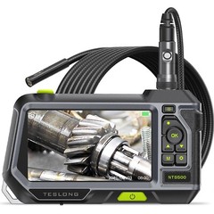 TESLONG NTS500 5” Endoscope Borescope 7.9mm Triple Lens 5M Inspection Camera