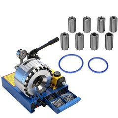 Portable Manual Crimping Tool 8 Molds Included 10mm to 31mm Size Unit