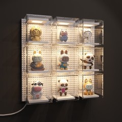 9 Acrylic Wall-Mounted Display Shelves for Funko Pop – Customizable, Dust Covers