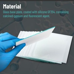 Glass Backed TLC Classical Silica Gel Plate GF254 80x 2.5CMx7.5CM /20x 10CMx10CM
