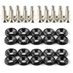 20Pcs/Set Bumper Fender Washers Engine Bay Dress Up Bolts Fasteners M6 JDM Fende