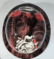New Full Brim Hard Hat Custom Hydro Dipped GEORGIA BULLDOGS