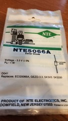 NTE 1W ZENER DIODE SELECT VOLTAGE FROM MENU