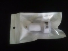 100PCS CLEAR & WHITE PLASTIC ZIP RETAIL BAG FOR USB CABLE & CHARGER