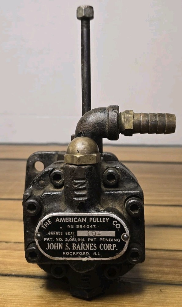 John S Barnes SC-866 Hydraulic Gear Pump Cast Iron Untested Core Forklift…