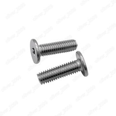304 Stainless Steel Torx Socket Utrathin Flat Head Hollow Screws M3 M4 M5