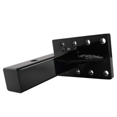 Adjustable 3 Position Pintle Hitch Bracket for 2″ Hitch 20000 lbs Powder Coated