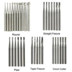 10-100Pcs Dental Tungsten Carbide FG Burs 19/21/25mm For High Speed Handpiece