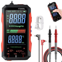 Digital Multimeter Tester Auto-Ranging TRMS 6000 Counts Voltmeter Colour Display