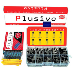210Pc Transistor Assortment Kit PNP NPN BJT With 250Pc 1/4W Resistors Set