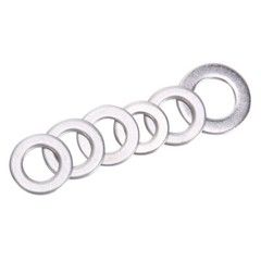 660 Pieces of 304 Stainless Steel Washers Flat Washer Assortment Kit 6 Sizes New