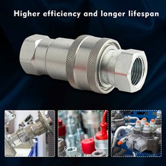 2 Sets 1/2″ Ag Hydraulic Quick Connect Couplers Couplings, Ball Pioneer Style