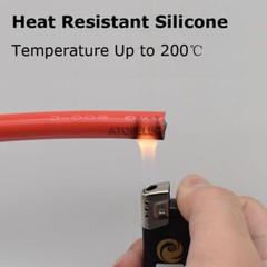 5M Heat Resistant 14-30AWG Flexible Silicone Wire Tinned Copper Soft RC Cable