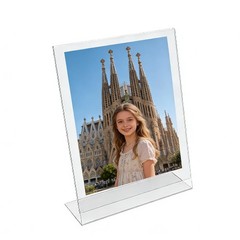 FixtureDisplays® 3PK 8.5 x 11″ Clear Acrylic Sign Holder with 3 Pack,