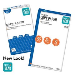 Copy Paper, 8.5″ x 14″, Legal Size, 92 Bright, White, 20 lb.,1 Ream (500 Sheets)