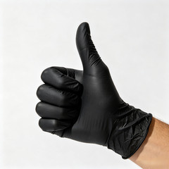 Black Vinyl/Nitrile Blend Gloves 5.0-6.0mil Powder Free Industrial Work Gloves