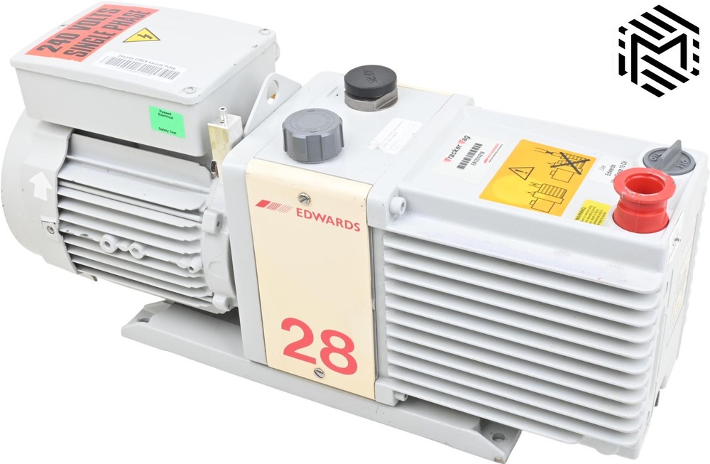 Edwards E2M28 Two-Stage Rotary Vane Vacuum Pump – 220-240V – 0.75/0.90 kW